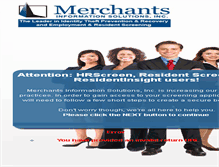 Tablet Screenshot of hub.merchantsinfo.com